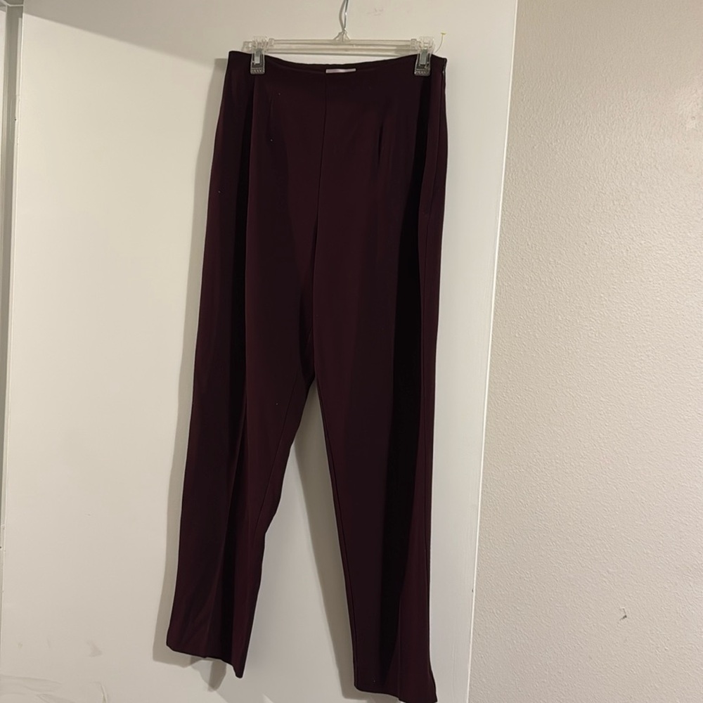 Burgundy business pants